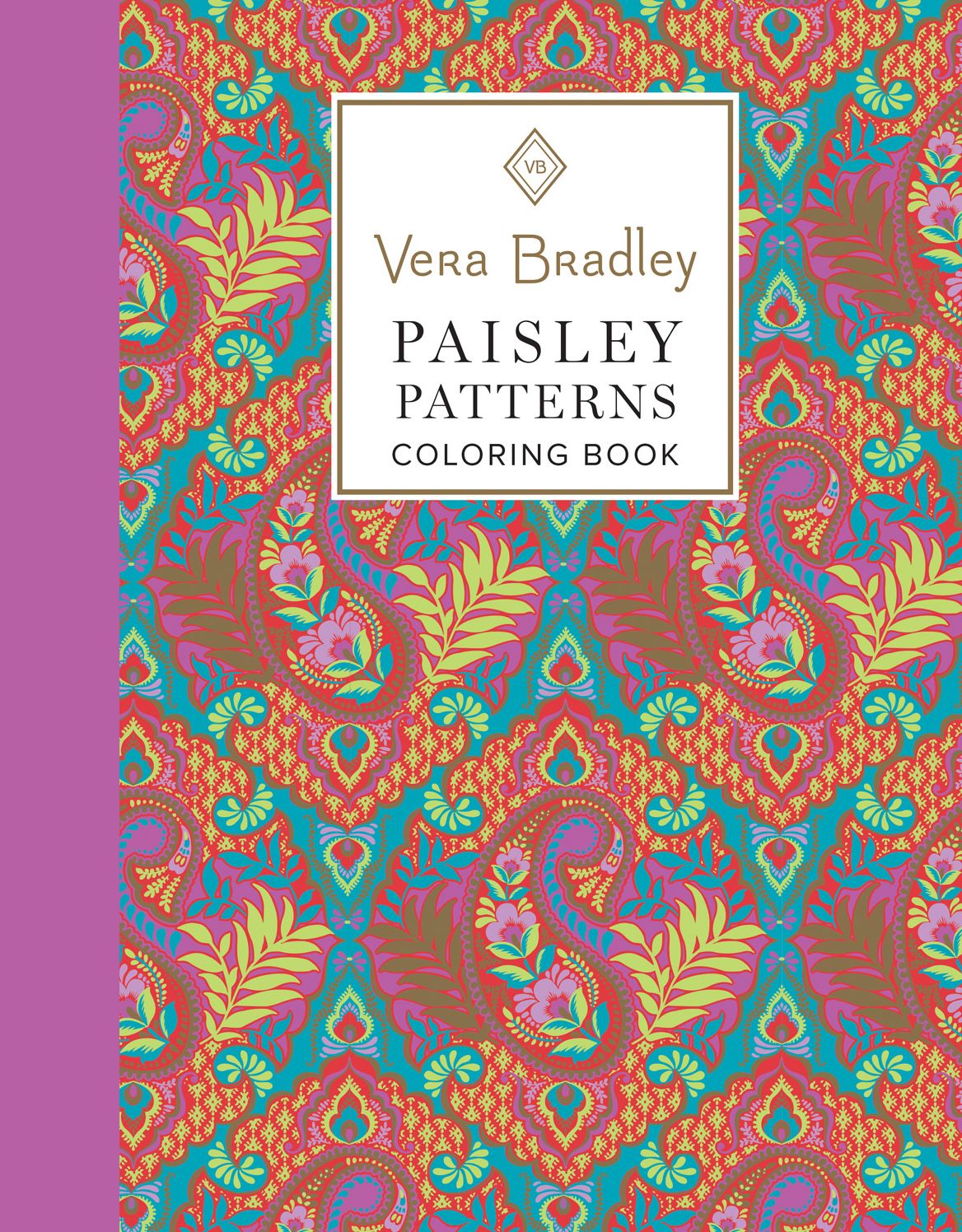 Vera Bradley Paisley Coloring Book