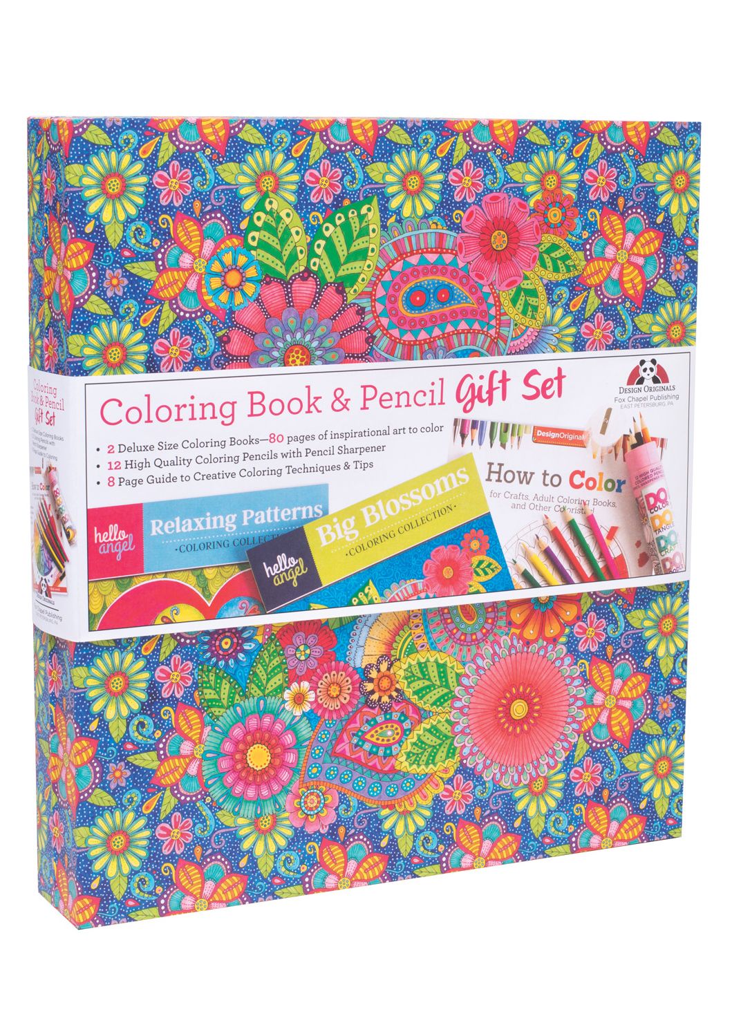 Hello Angel Coloring Book Gift Set