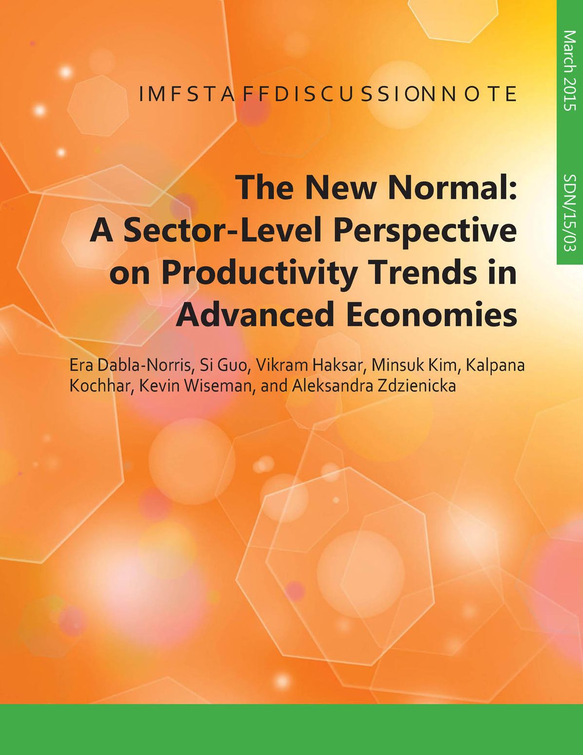 The New Normal:A Sector-level Perspective on Productivity Trends in Advanced Economies