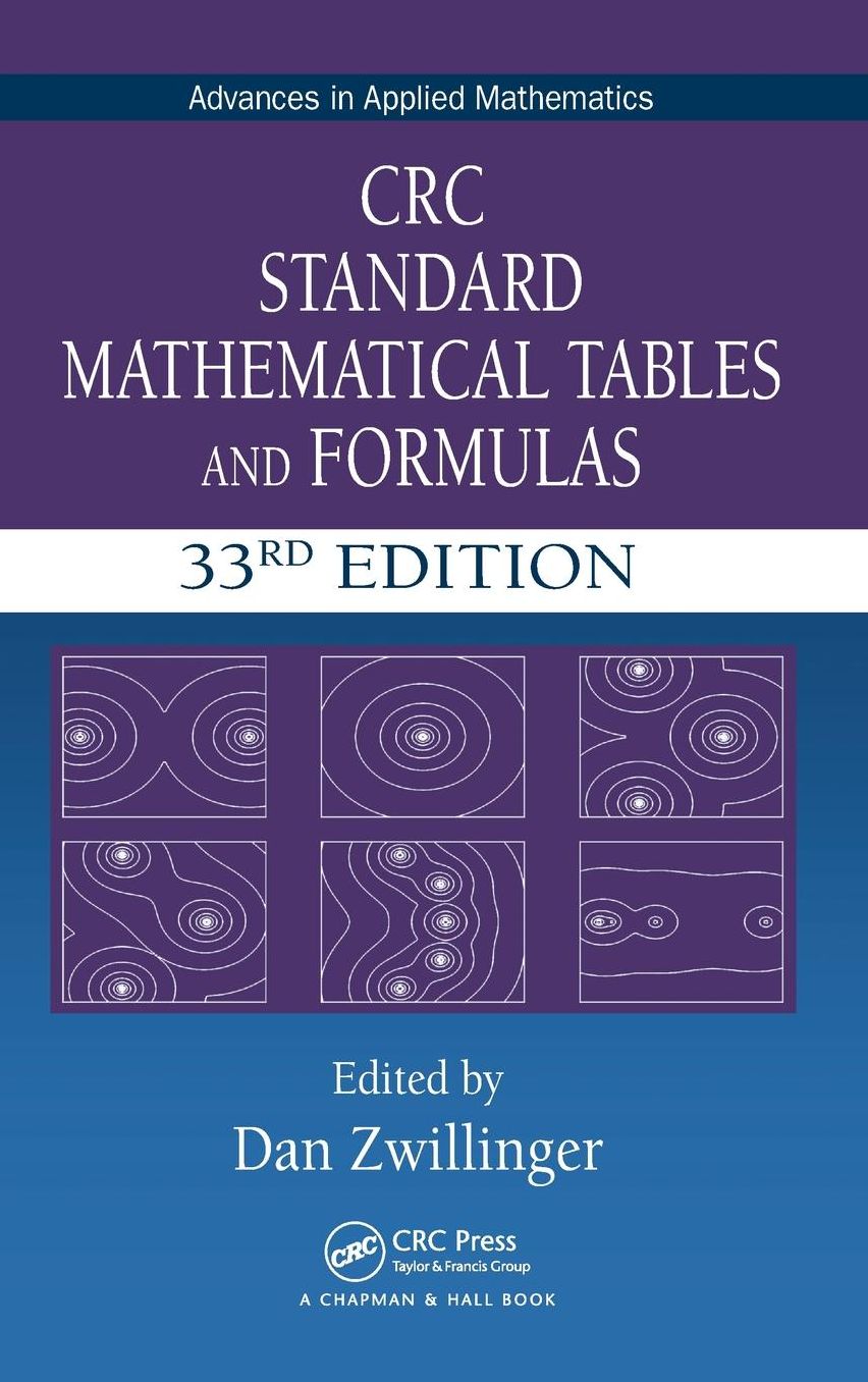 CRC Standard Mathematical Tables and Formulas