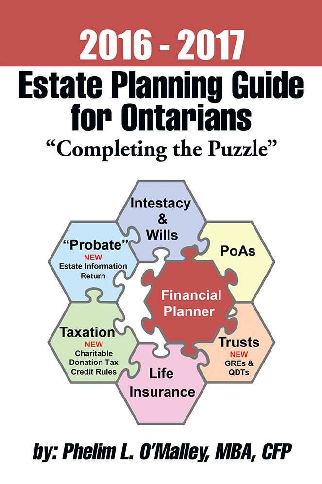 2014 - 2015 Estate Planning Guide for Ontarians - "Completing the Puzzle"