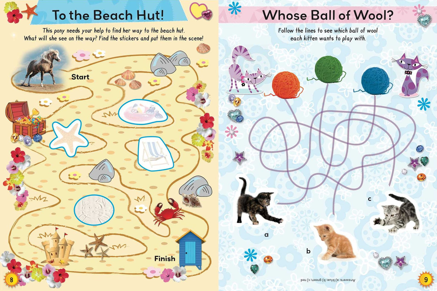 Summer Sticker and Activity Book