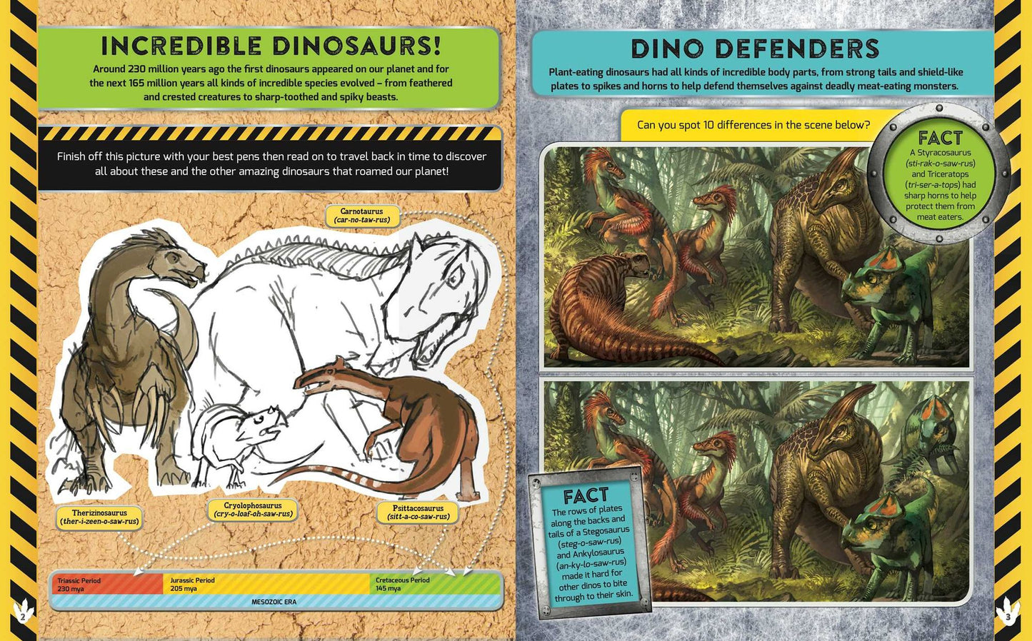 Dinosaur World Sticker and Activity Book