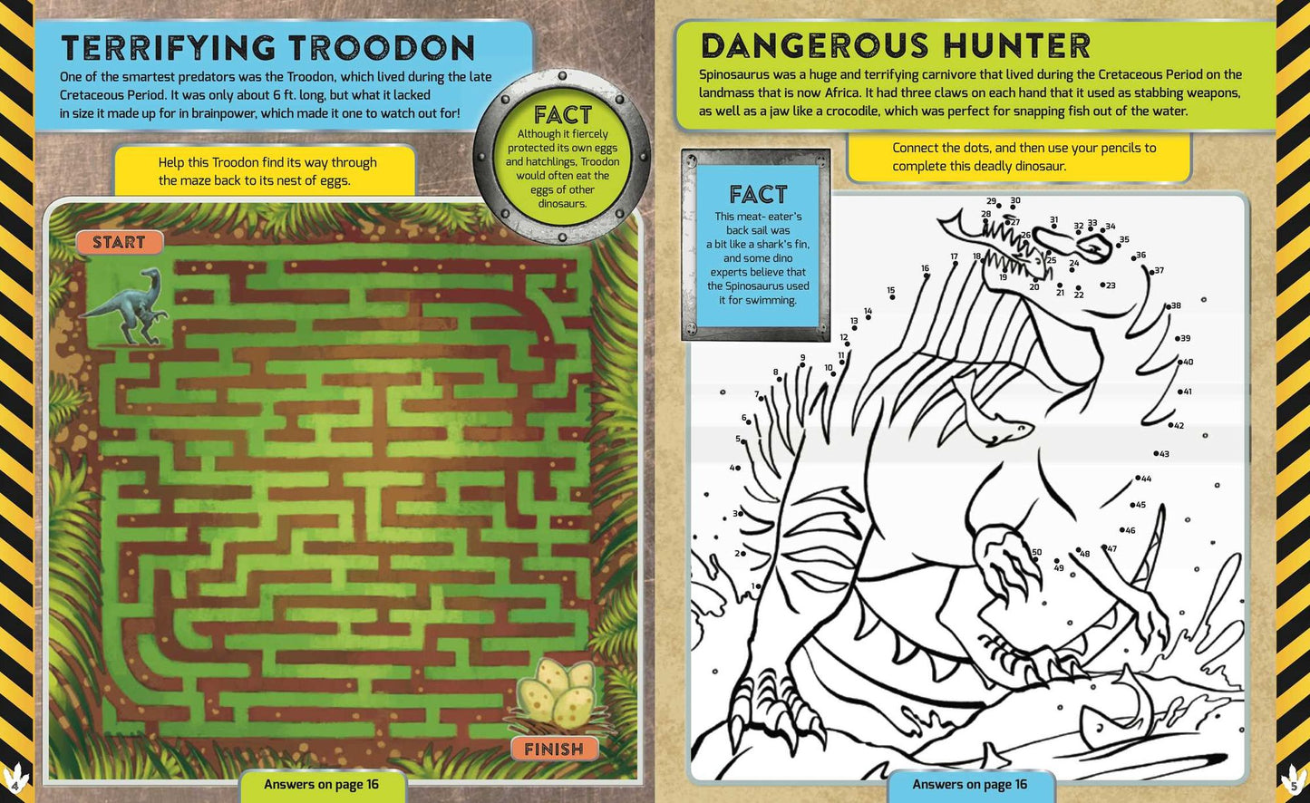 Dinosaur World Sticker and Activity Book