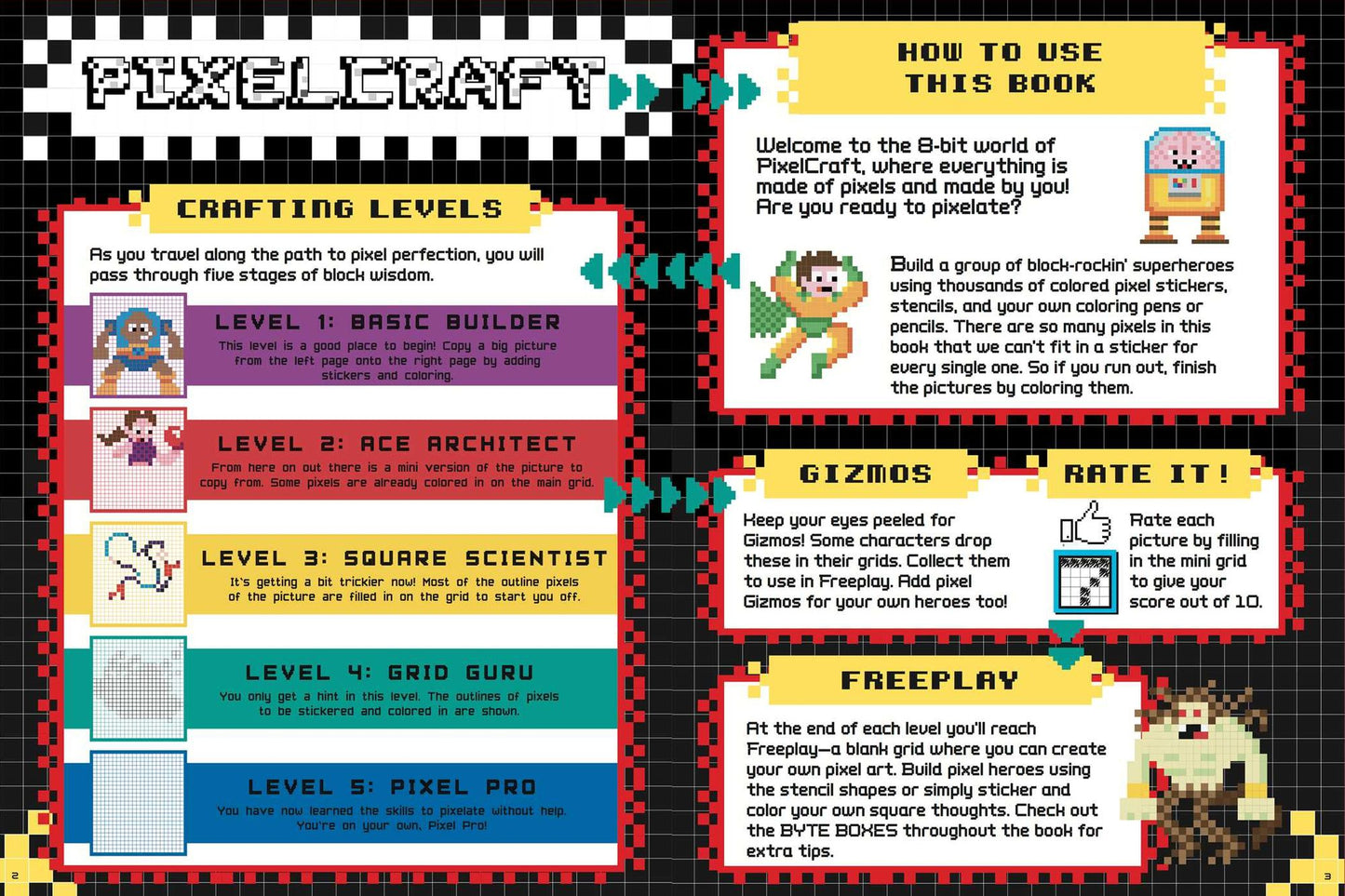 PixelCraft: Superheroes