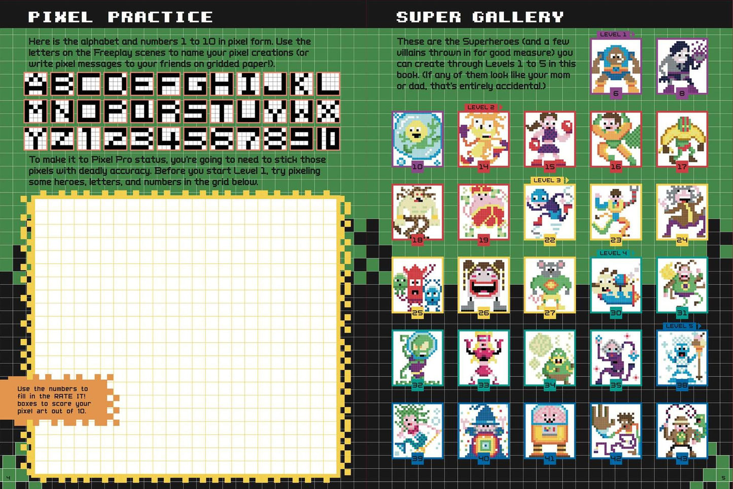PixelCraft: Superheroes