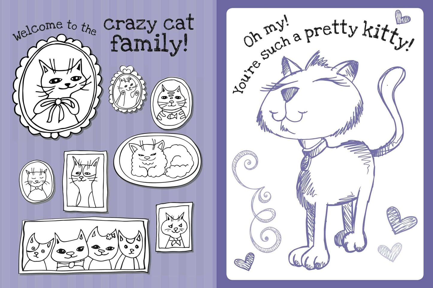 The Too Cute Coloring Book: Kittens