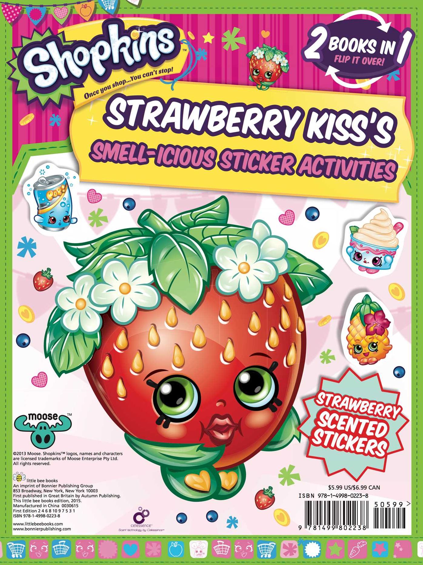 Shopkins Fruity Friends/Strawberry Kiss (Sticker and Activity Book)
