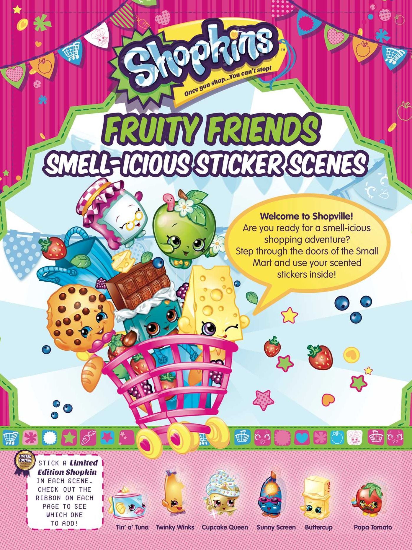 Shopkins Fruity Friends/Strawberry Kiss (Sticker and Activity Book)