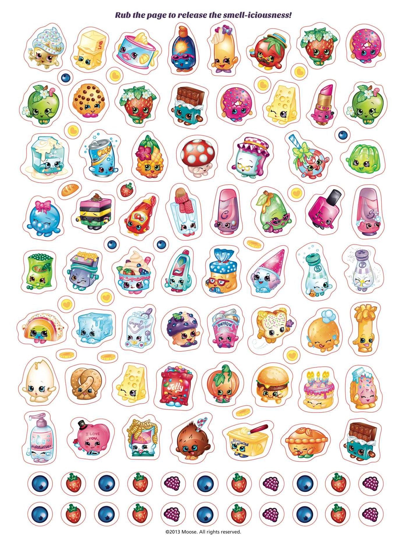 Shopkins Fruity Friends/Strawberry Kiss (Sticker and Activity Book)