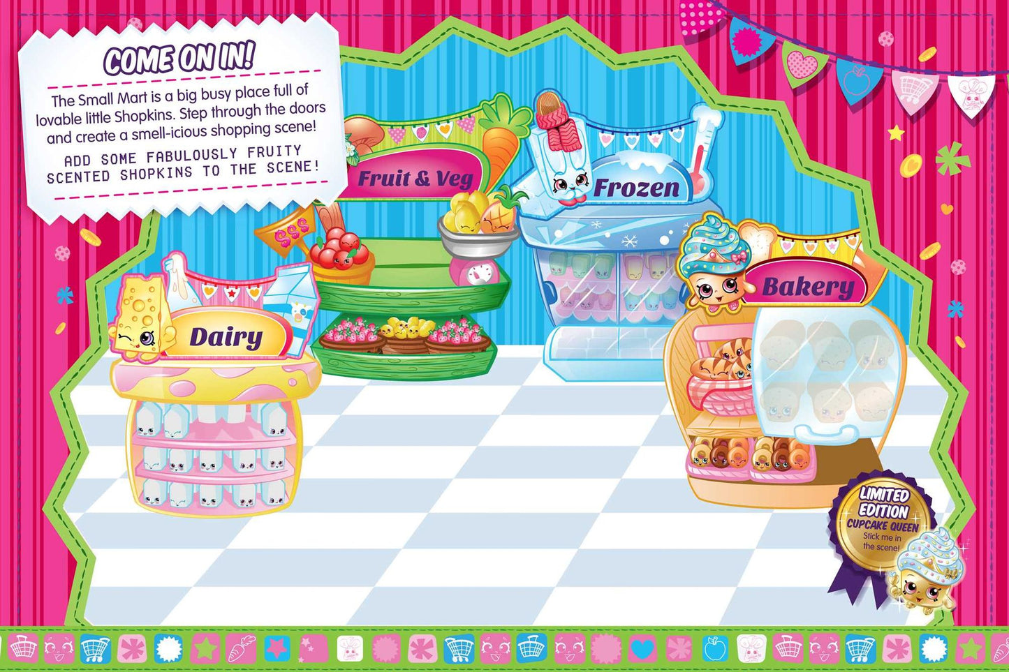Shopkins Fruity Friends/Strawberry Kiss (Sticker and Activity Book)