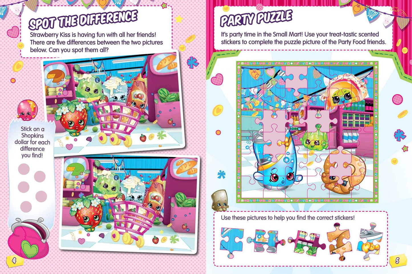 Shopkins Fruity Friends/Strawberry Kiss (Sticker and Activity Book)
