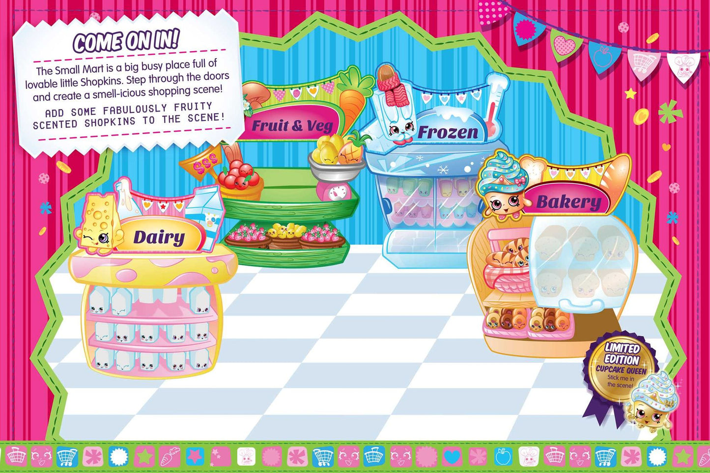 Shopkins Fruity Friends/Strawberry Kiss (Sticker and Activity Book)