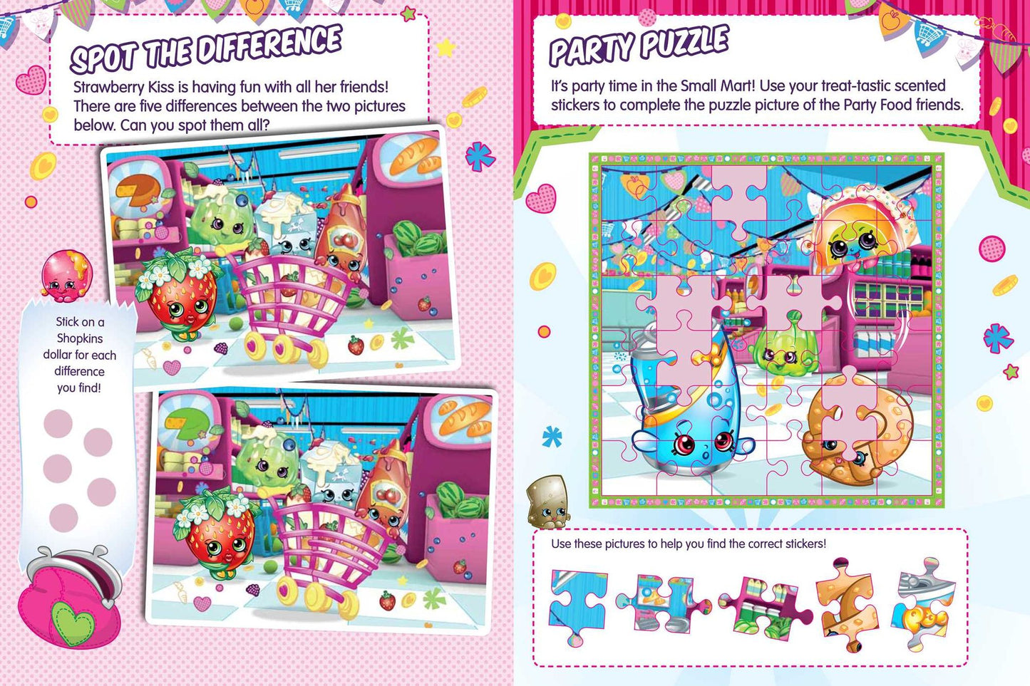 Shopkins Fruity Friends/Strawberry Kiss (Sticker and Activity Book)