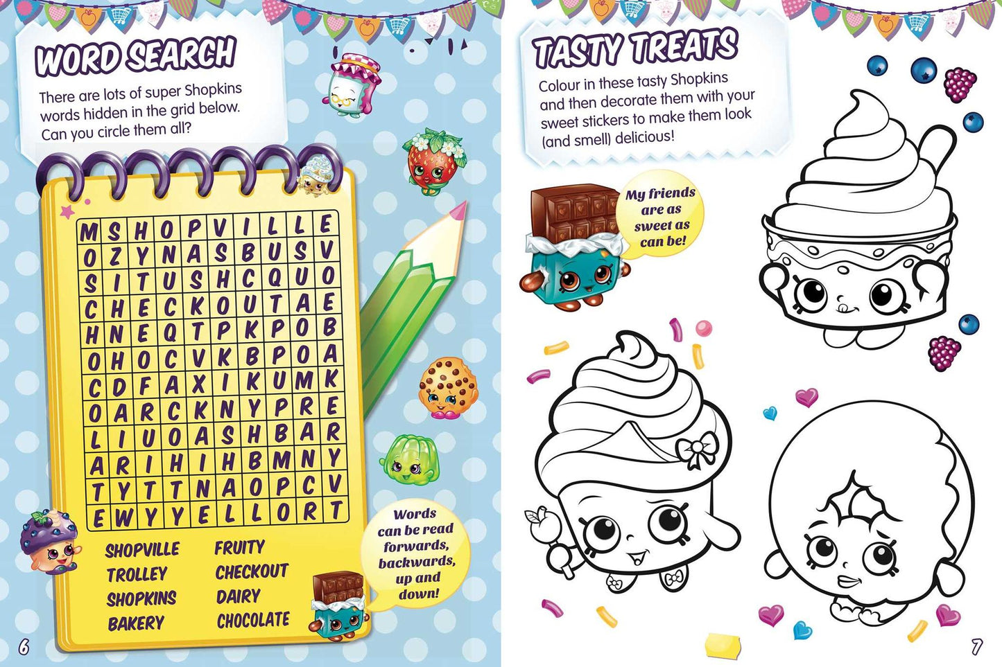 Shopkins Sweet Treats/Cheeky Chocolate (Sticker and Activity Book)