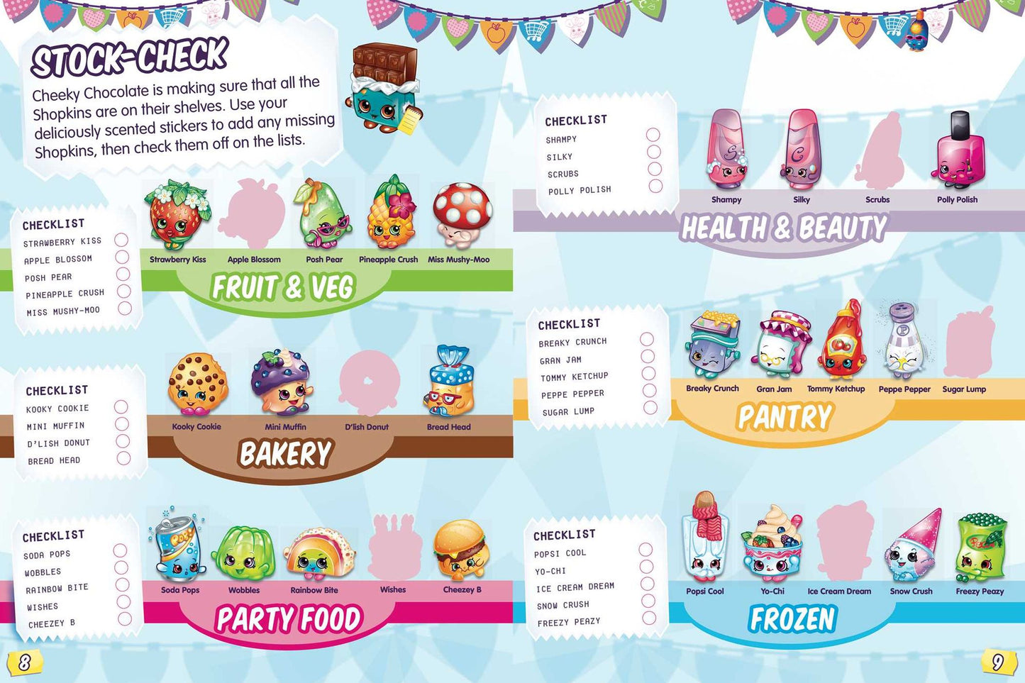 Shopkins Sweet Treats/Cheeky Chocolate (Sticker and Activity Book)