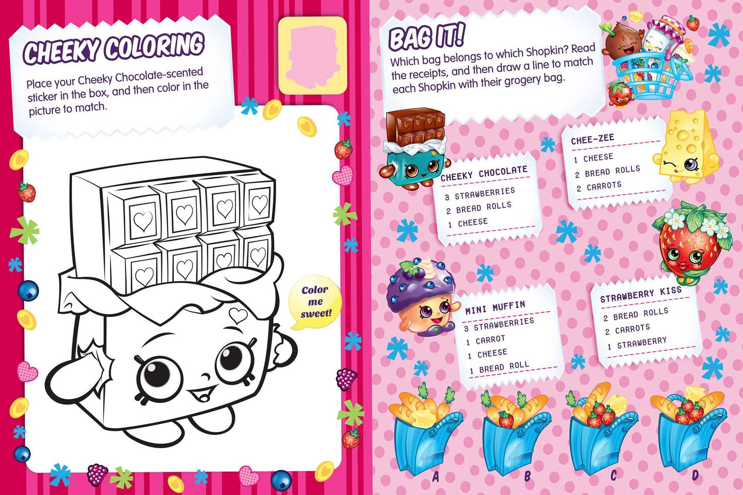 Shopkins Sweet Treats/Cheeky Chocolate (Sticker and Activity Book)