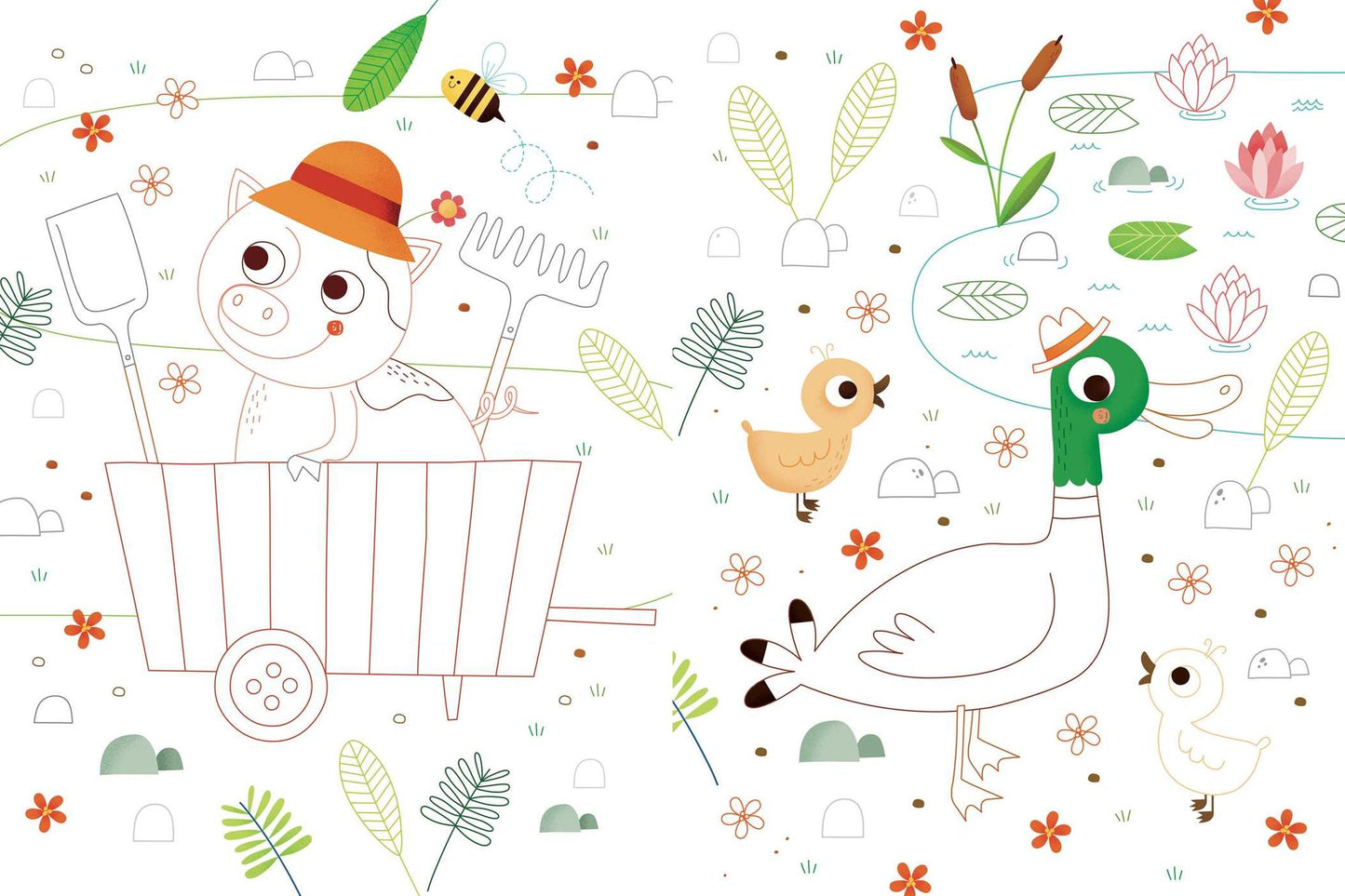 Fun on the Farm Sticker and Activity