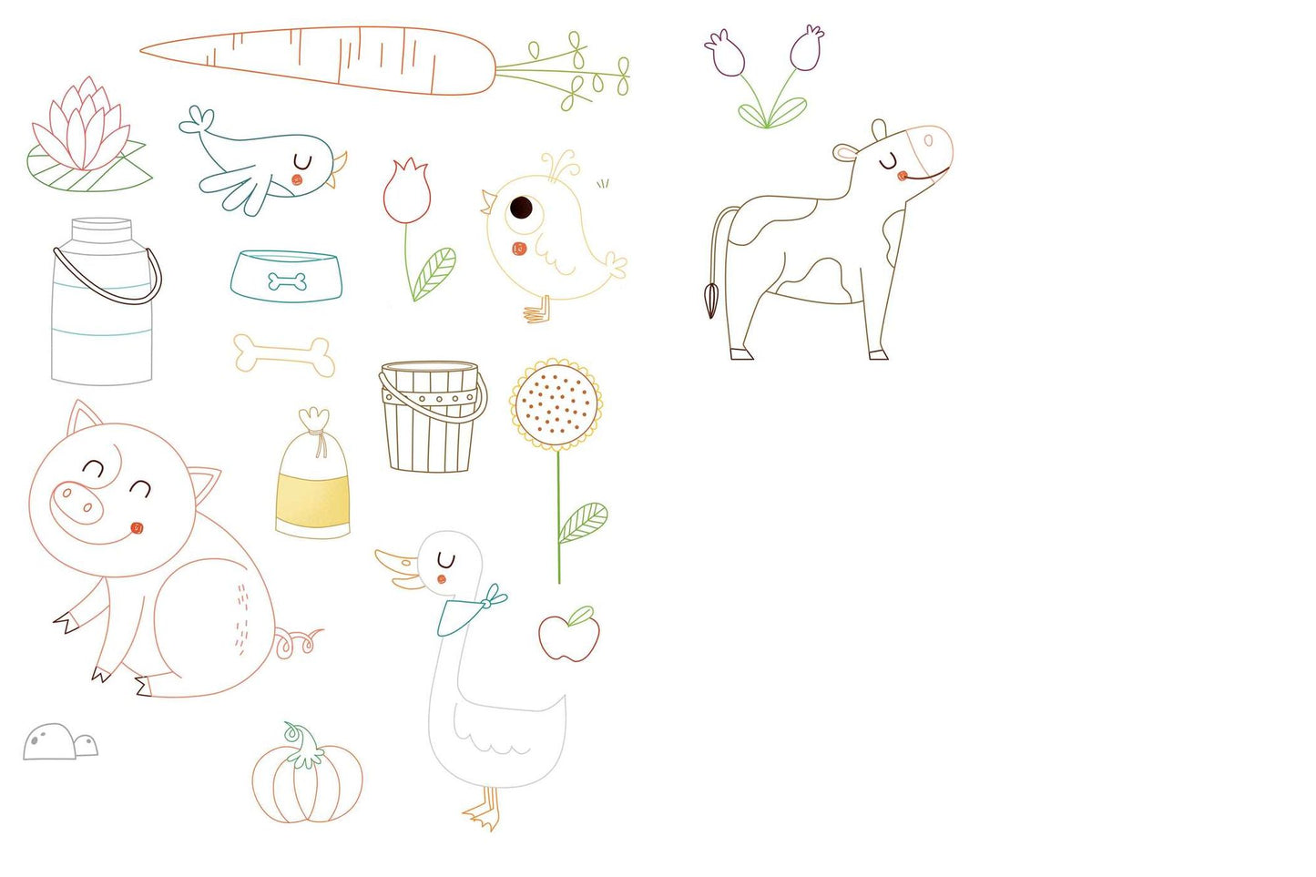 Fun on the Farm Sticker and Activity