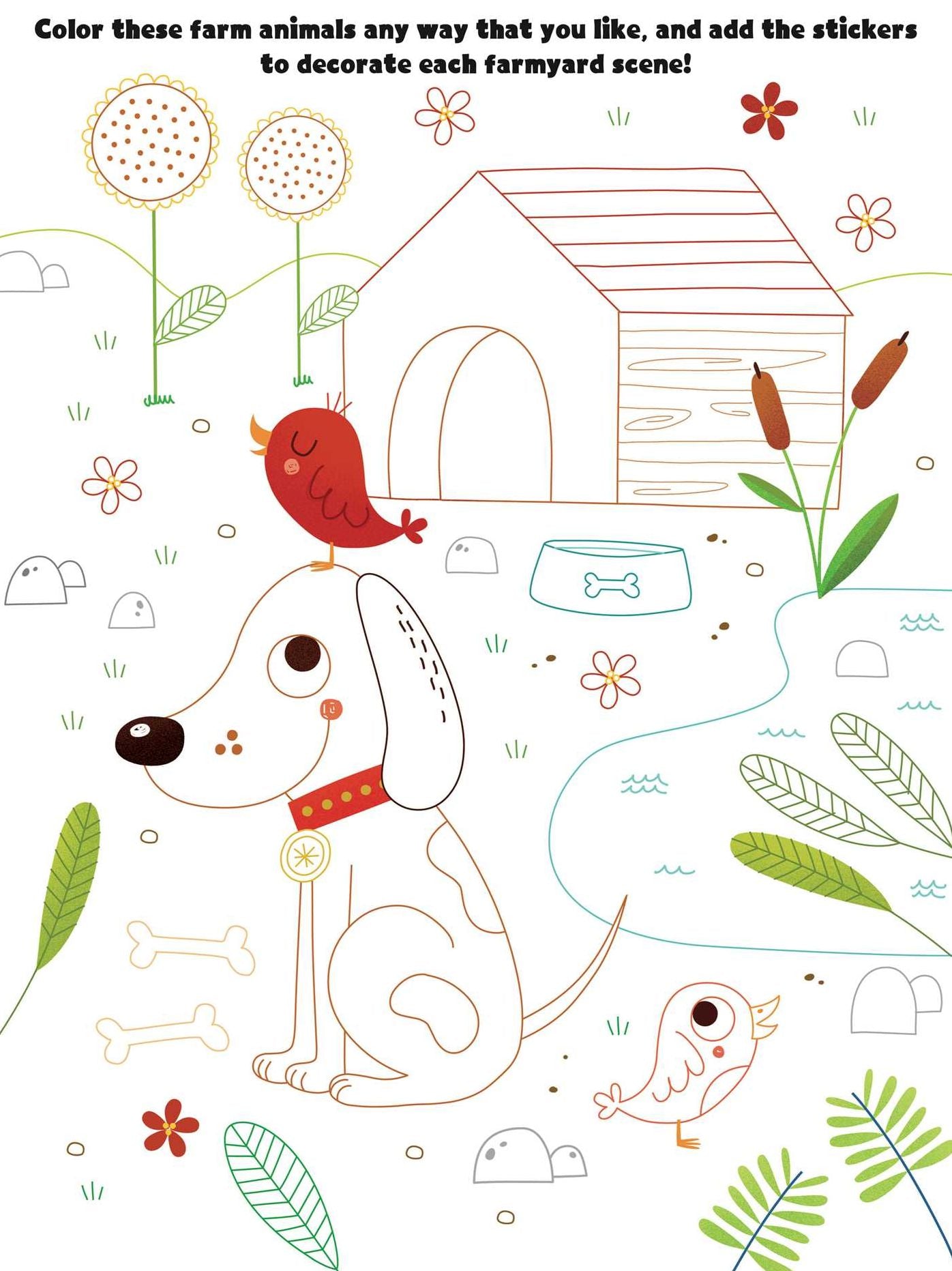 Fun on the Farm Sticker and Activity