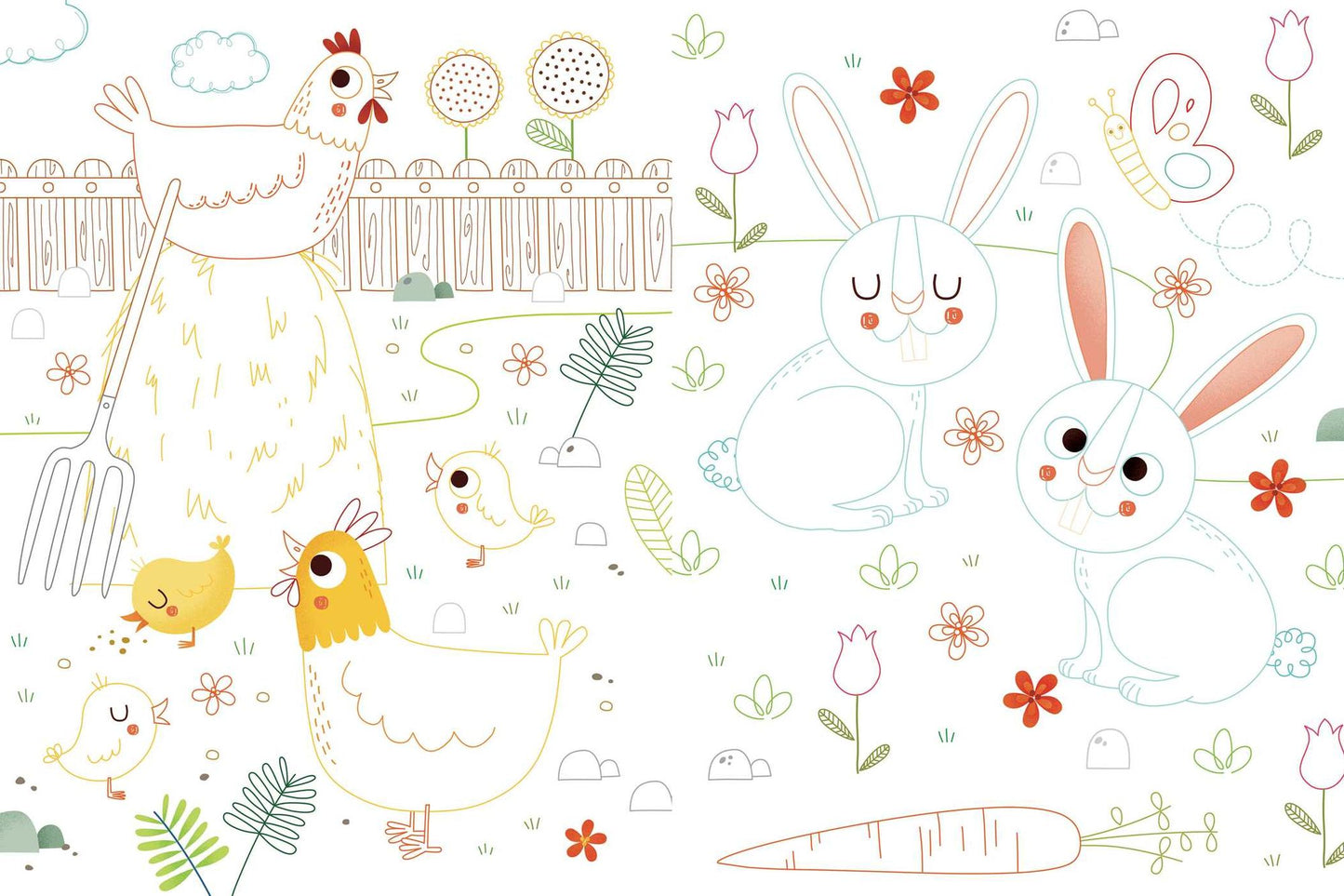 Fun on the Farm Sticker and Activity