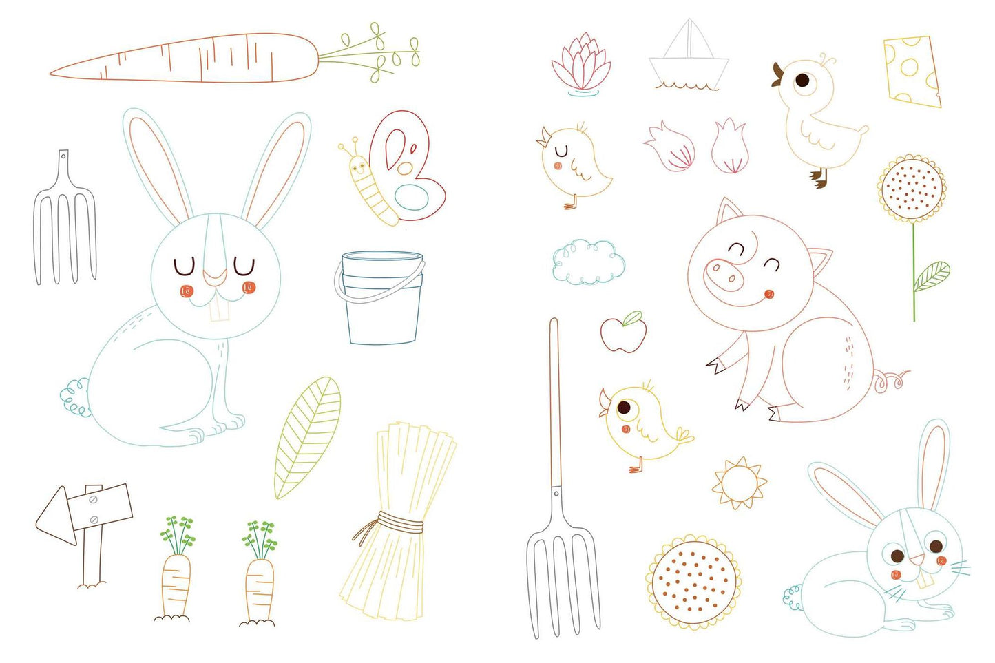 Fun on the Farm Sticker and Activity