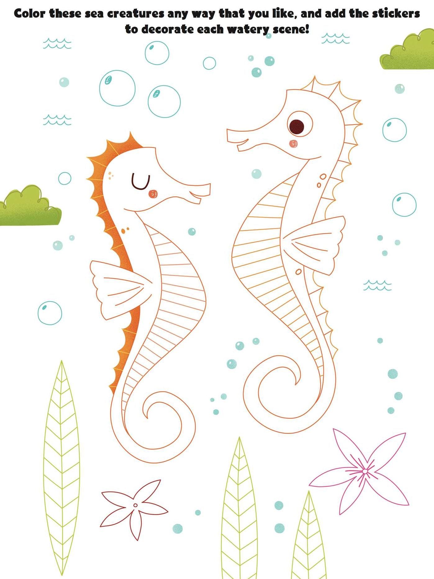 Under the Sea Sticker and Activity