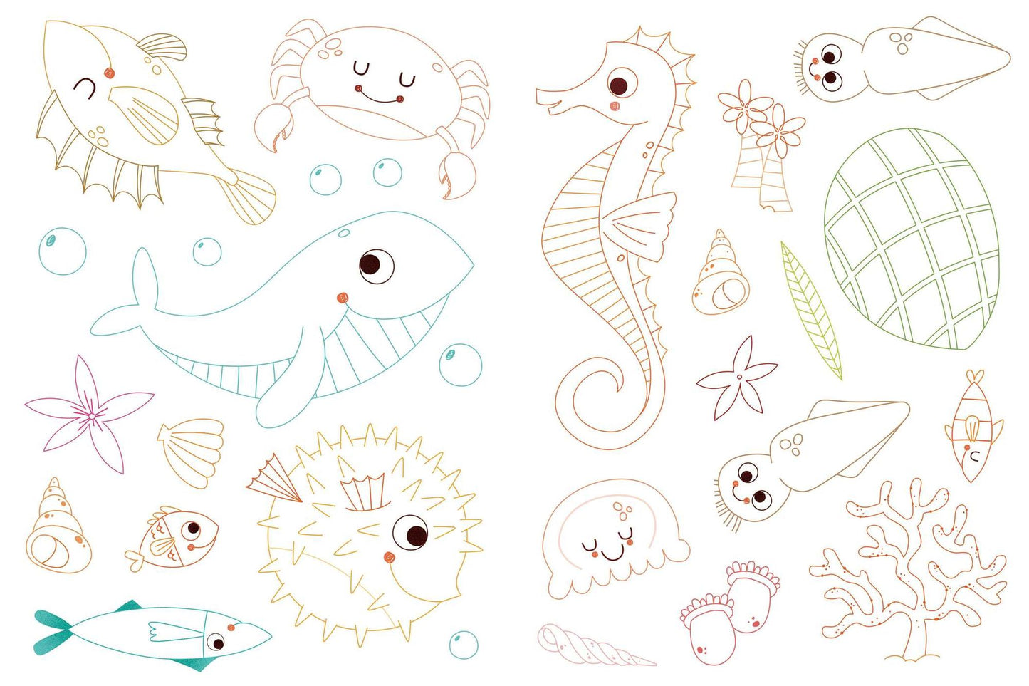 Under the Sea Sticker and Activity
