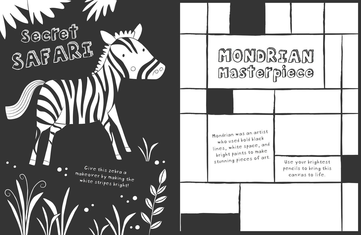 The Big Black and White Activity Book