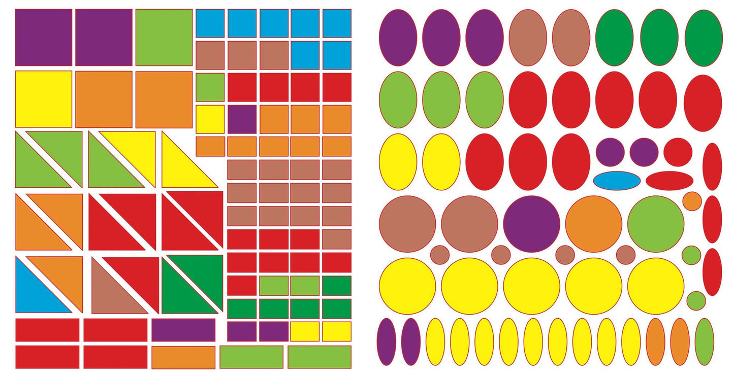 Christmas Fun: A Colorful Sticker Shapes Book