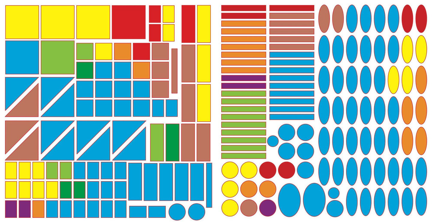Winter Wonderland: A Colorful Sticker Shapes Book
