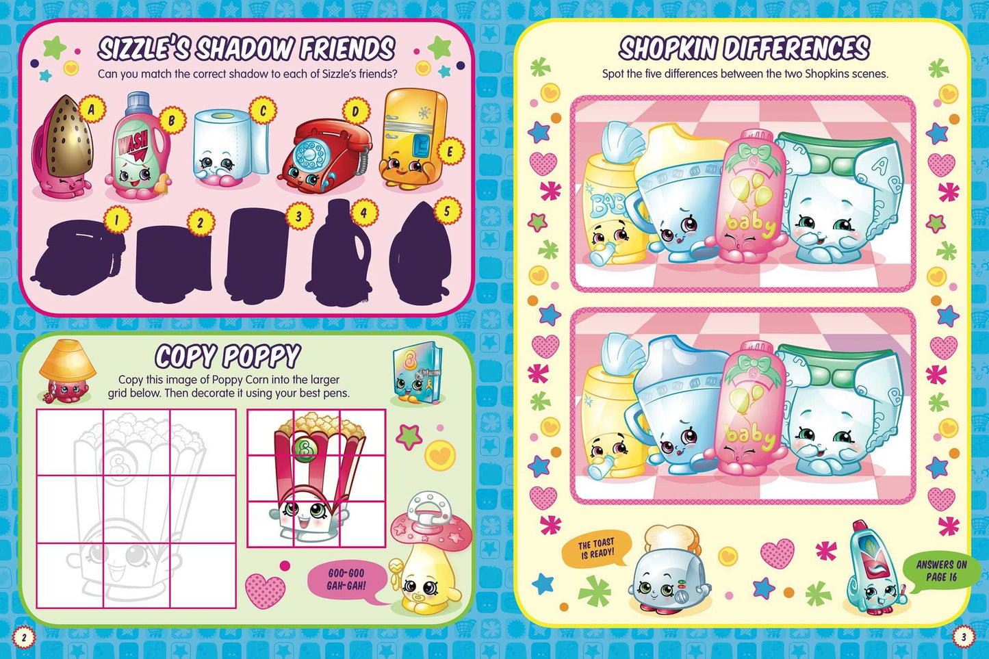 Shopkins House Party Sticker and Activity