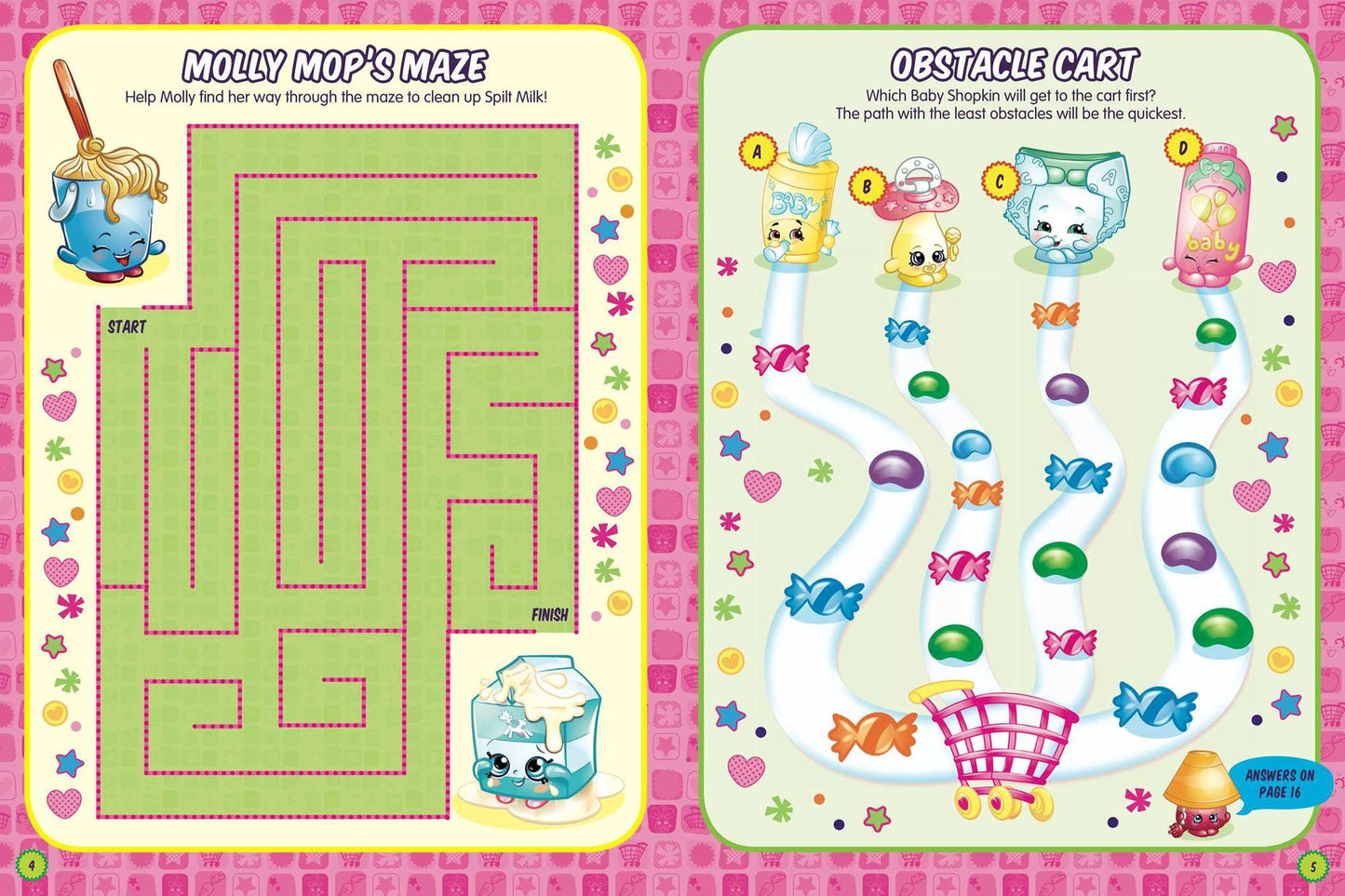 Shopkins House Party Sticker and Activity