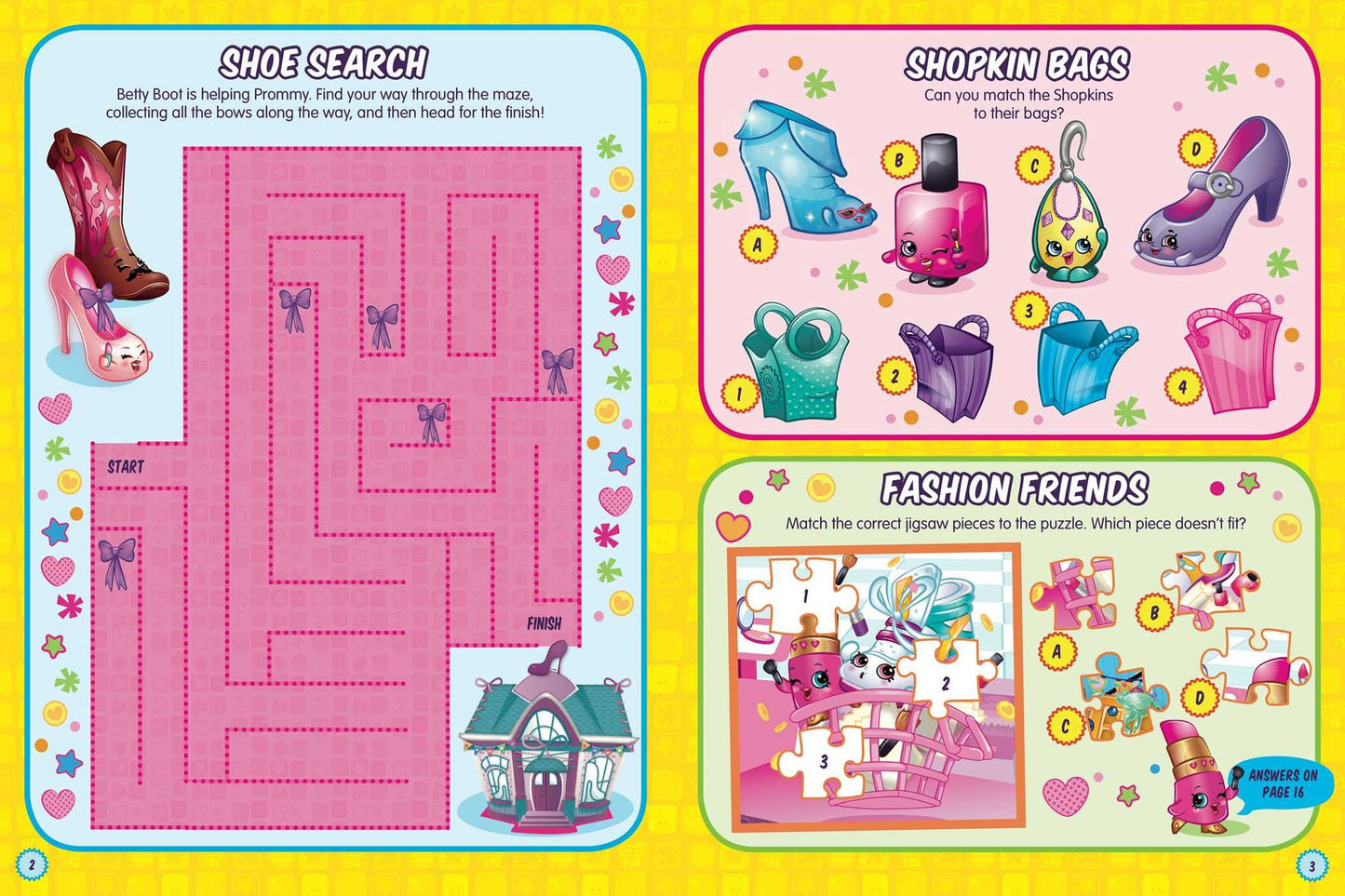 Shopkins Fashion Friends Sticker and Activity