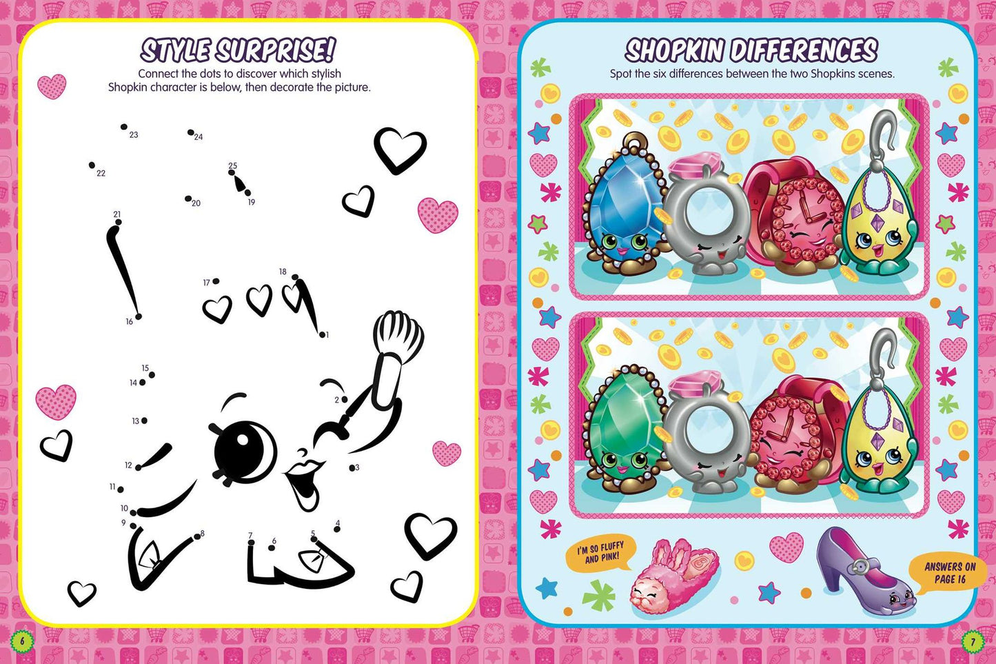 Shopkins Fashion Friends Sticker and Activity