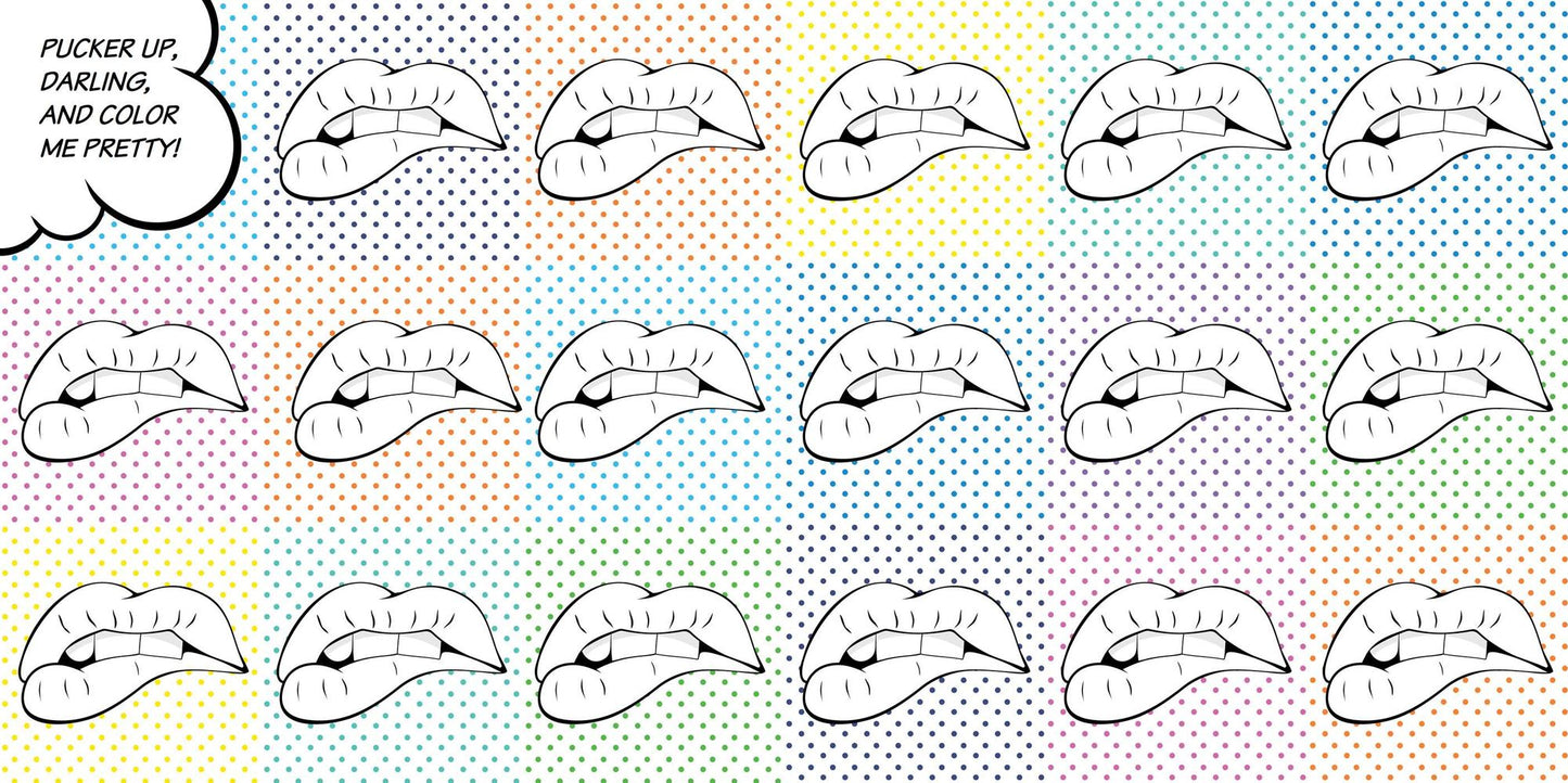 Pop Art: Pop art pictures to color and draw
