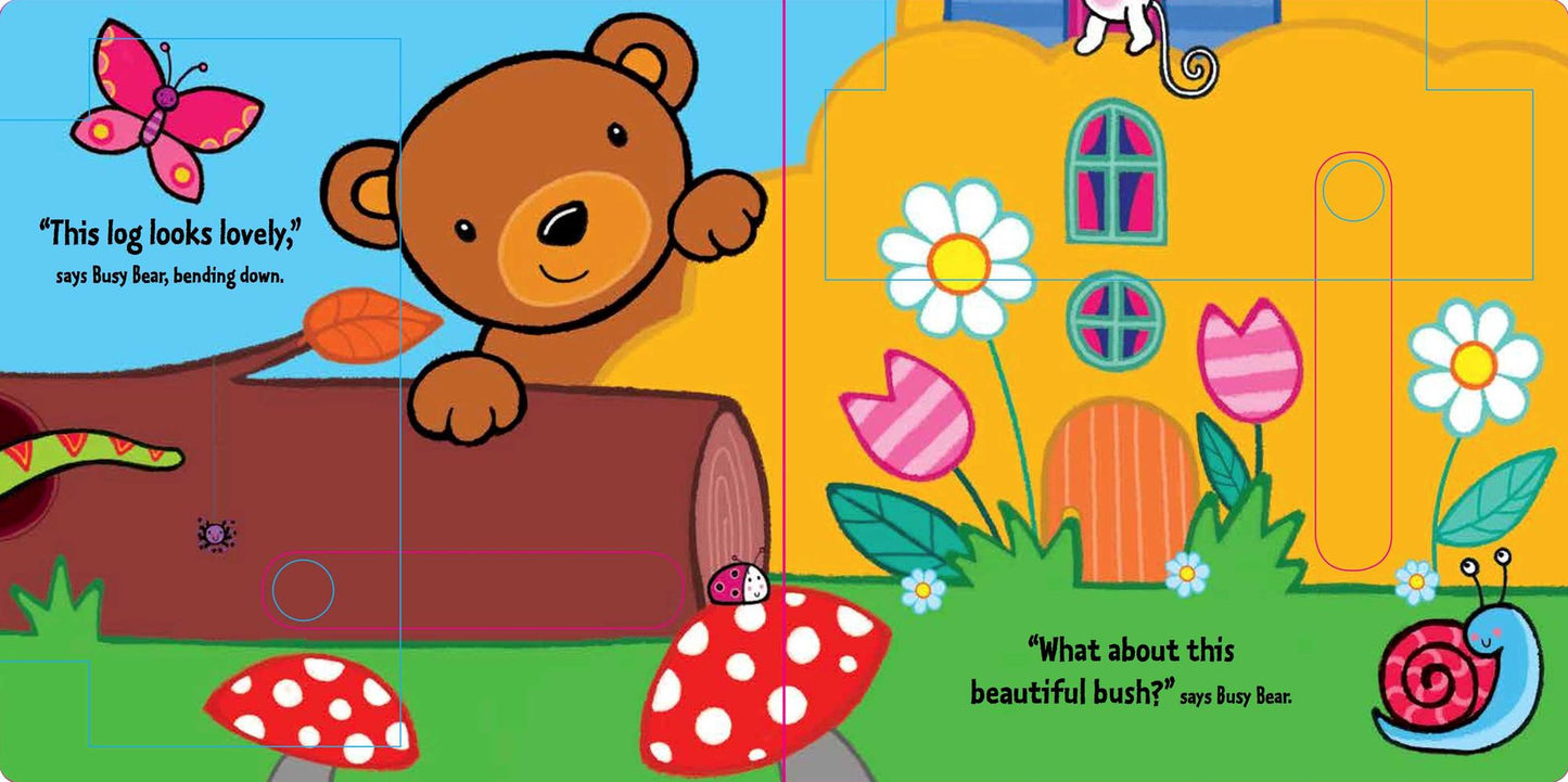 Busy Bear's New Home: A Slide-and-Seek Book