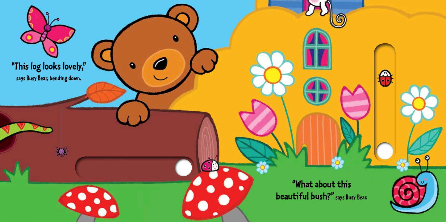 Busy Bear's New Home: A Slide-and-Seek Book