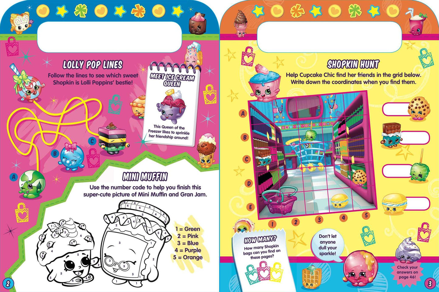 Shopkins Jumbo Sticker and Activity