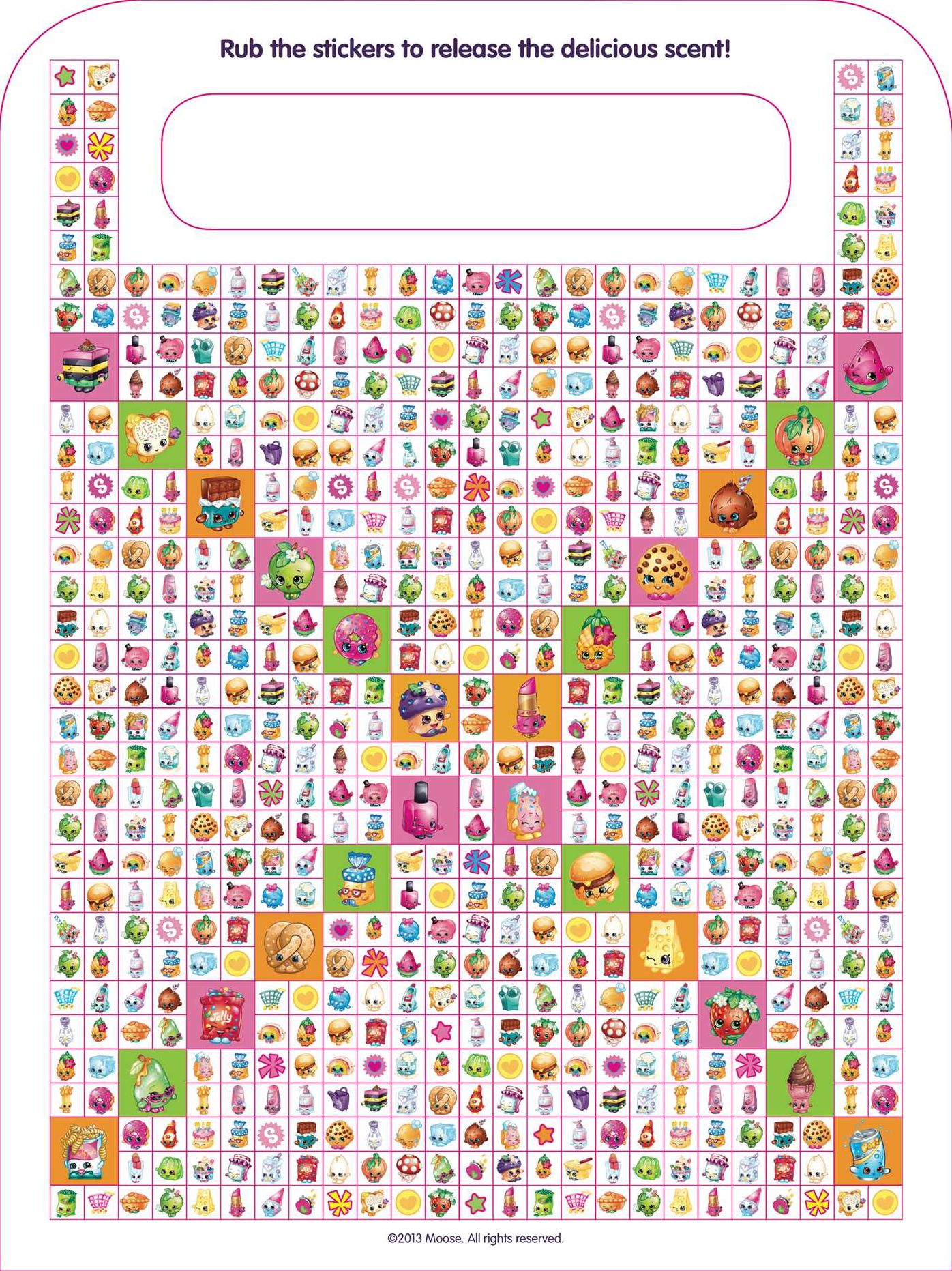 Shopkins Jumbo Sticker and Activity