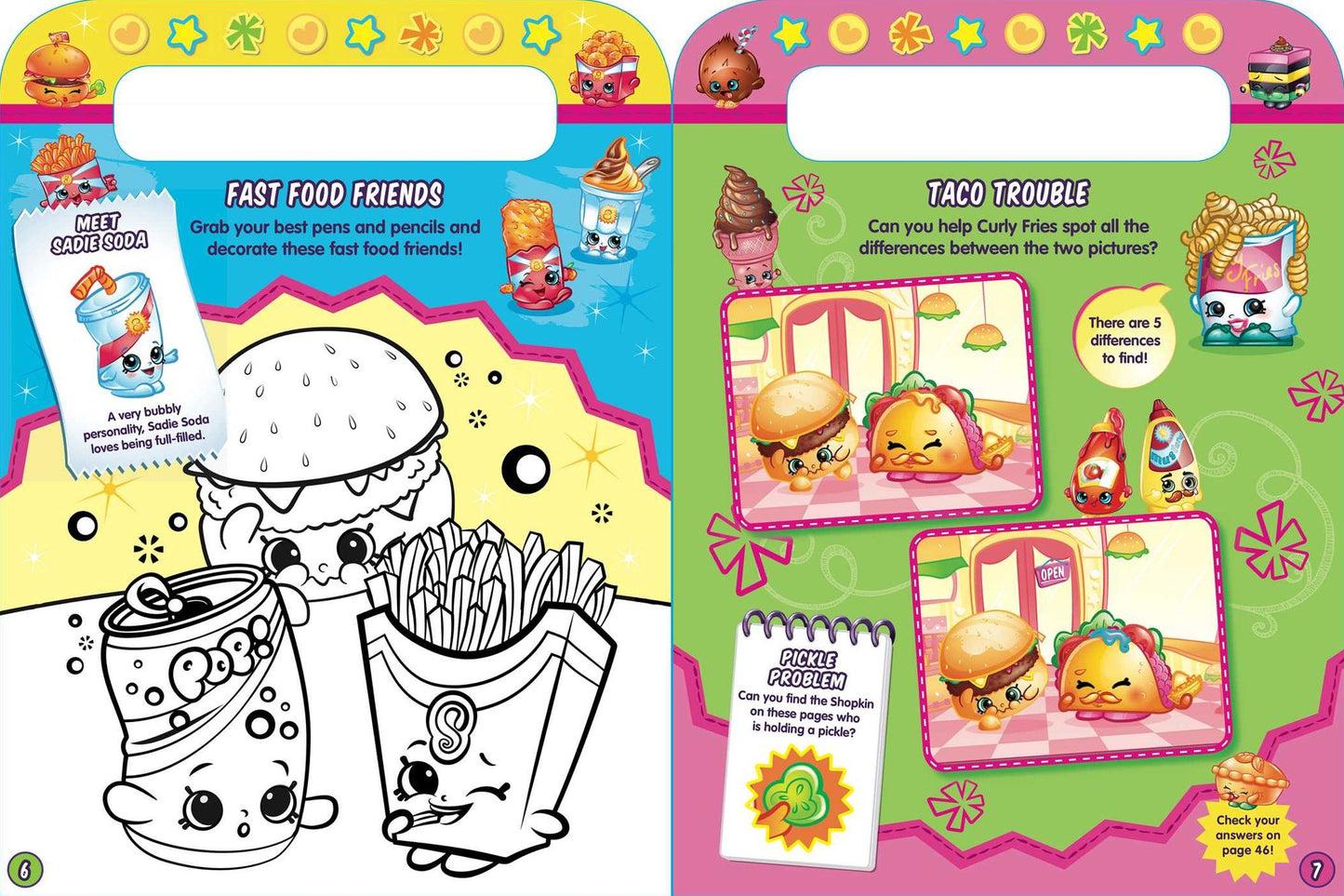 Shopkins Jumbo Sticker and Activity