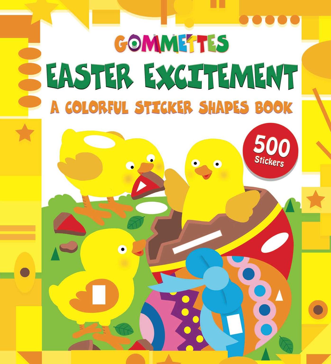 Easter Excitement: A Colorful Sticker Shapes Book
