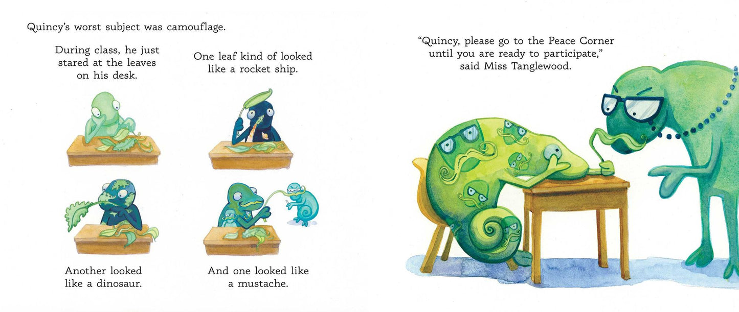 Quincy: The Chameleon Who Couldn't Blend In
