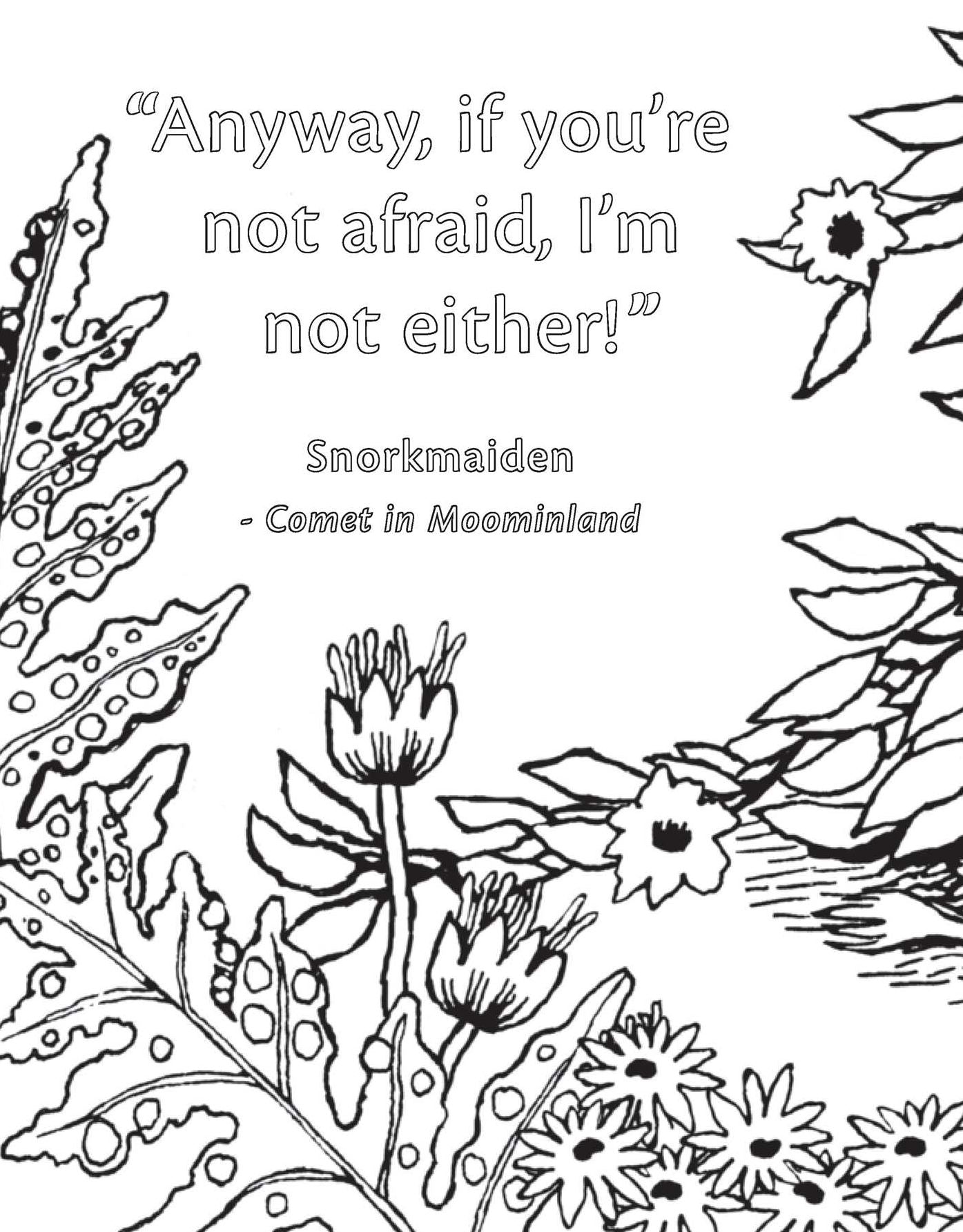 The Moomin Coloring Book
