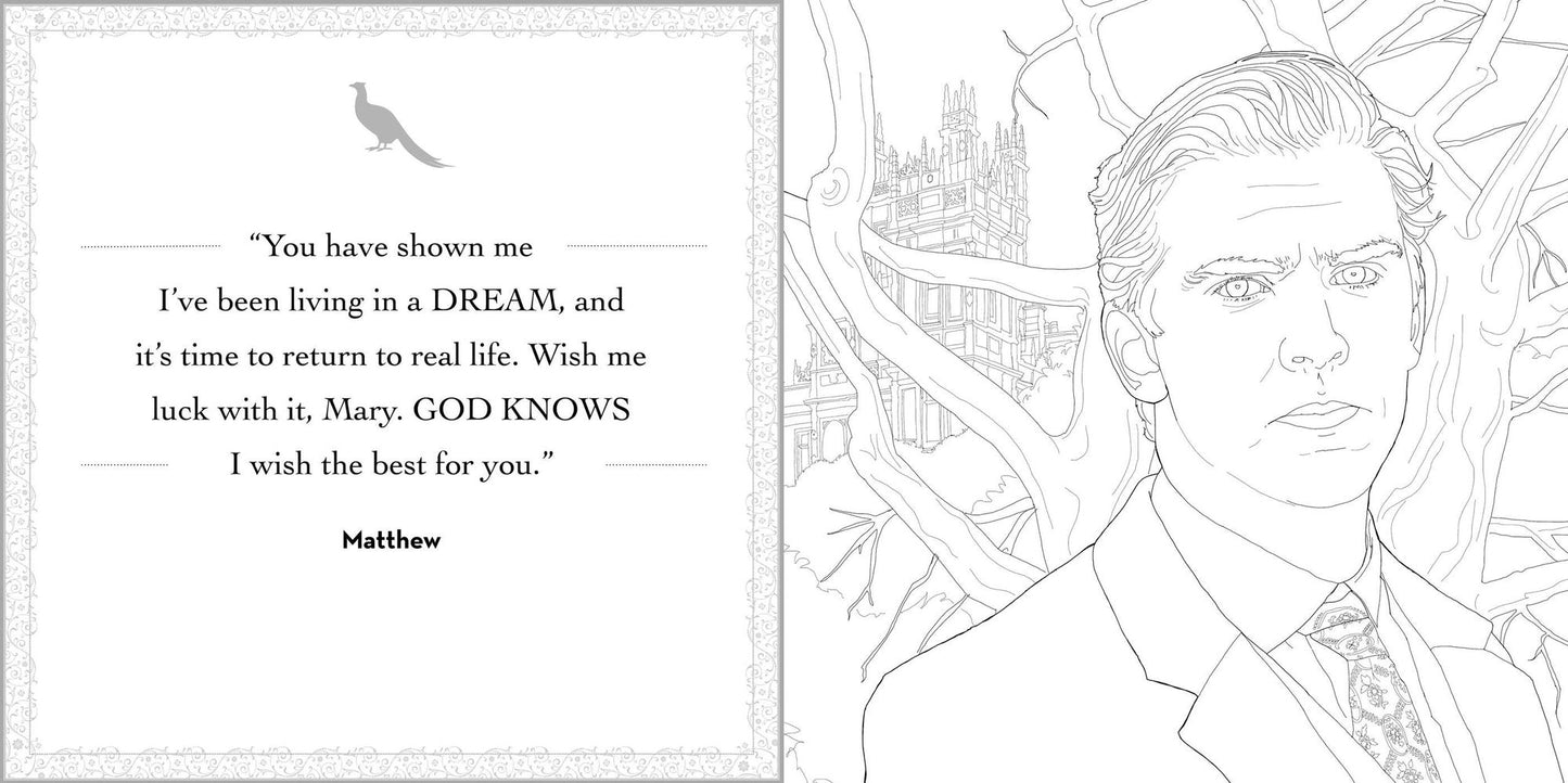 Downton Abbey: The Official Coloring Book (Gold Foil Gift Edition)
