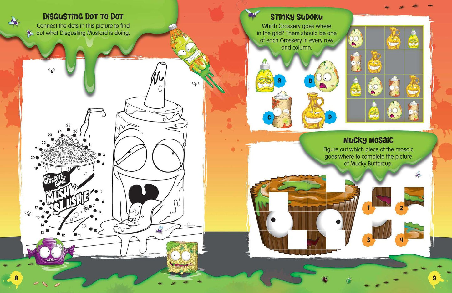 The Grossery Gang: Welcome to Cheap Town!: Sticker and Activity