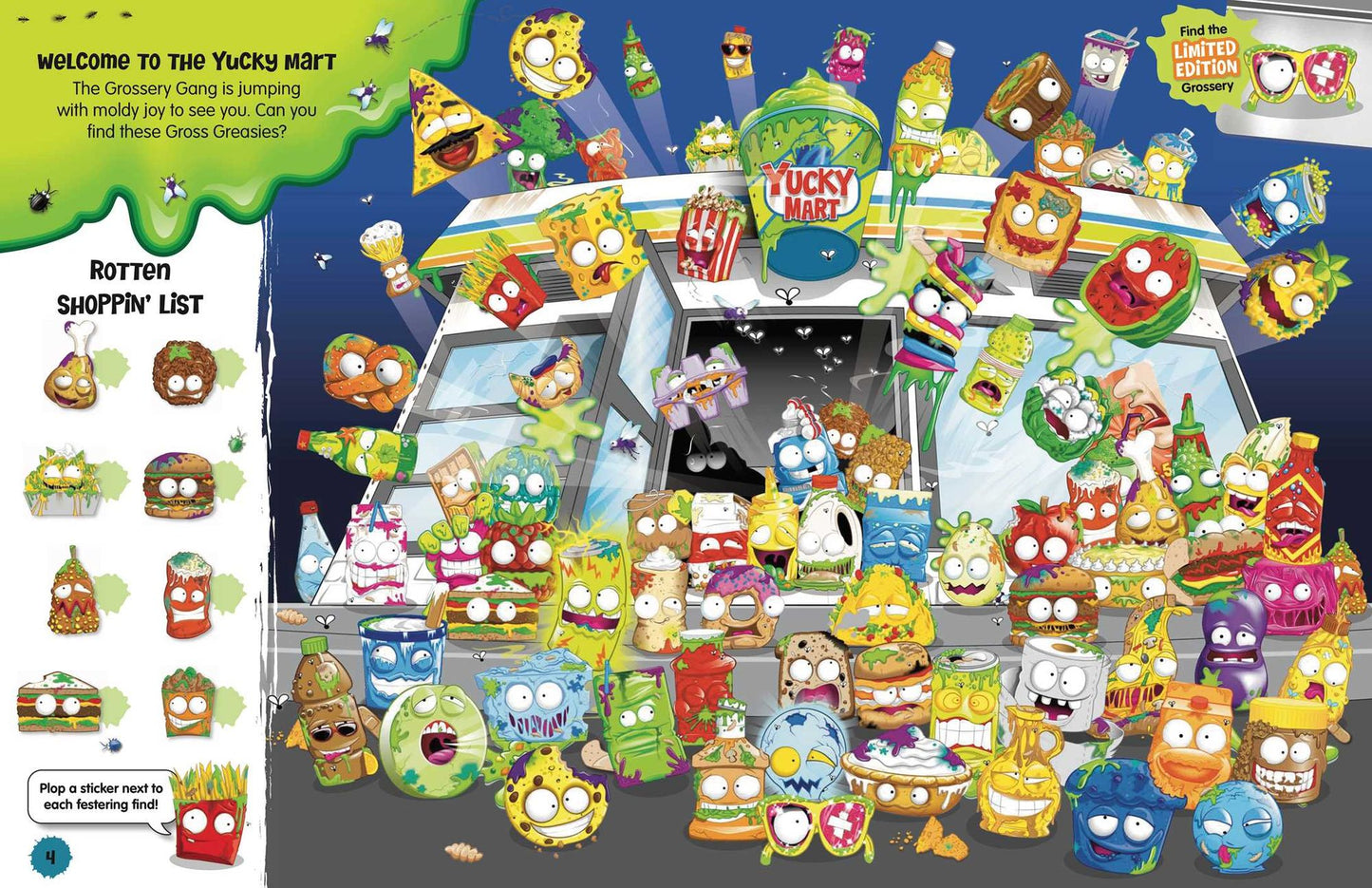 The Grossery Gang: Inside the Yucky Mart: Seek and Find