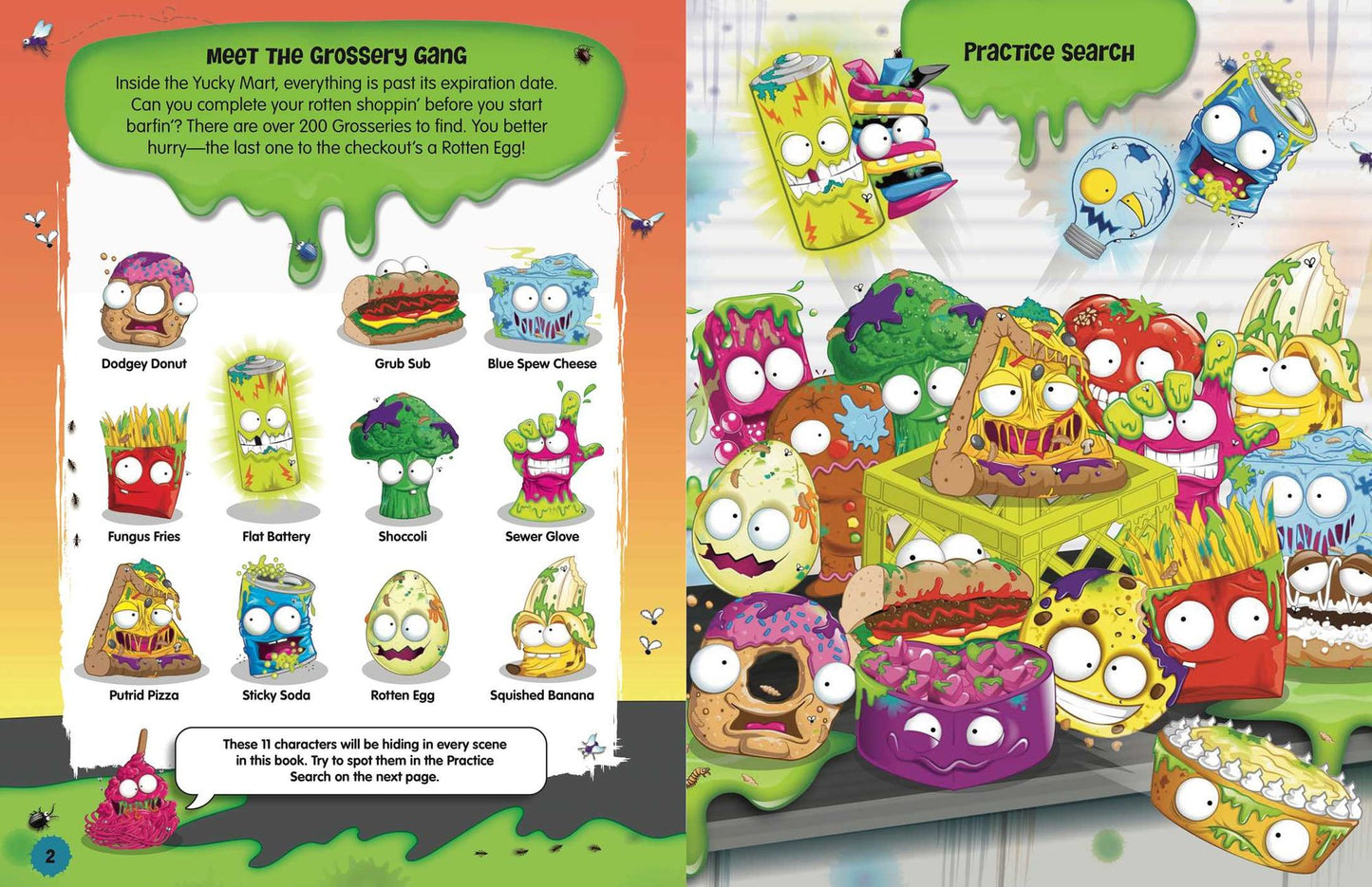 The Grossery Gang: Inside the Yucky Mart: Seek and Find