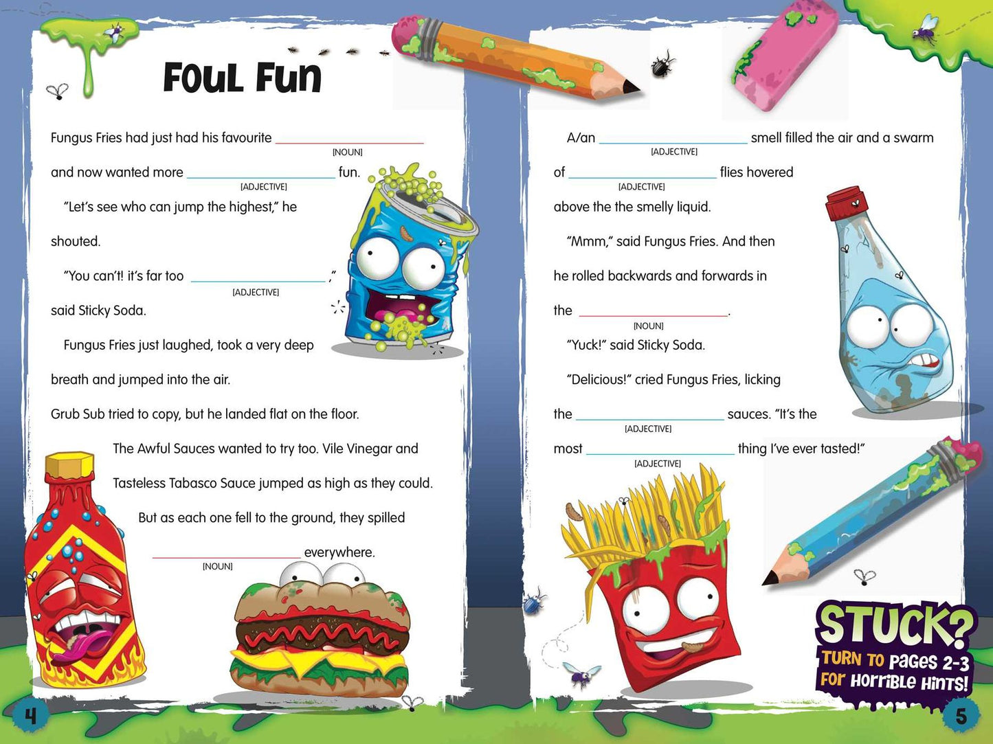 The Grossery Gang: Spoiled Stories: A Foul Fill-Ins Book