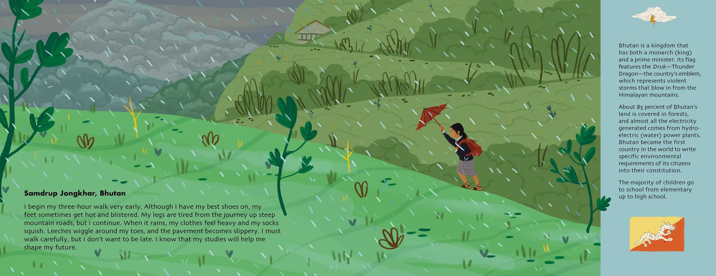 Adventures to School: Real-Life Journeys of Students from Around the World